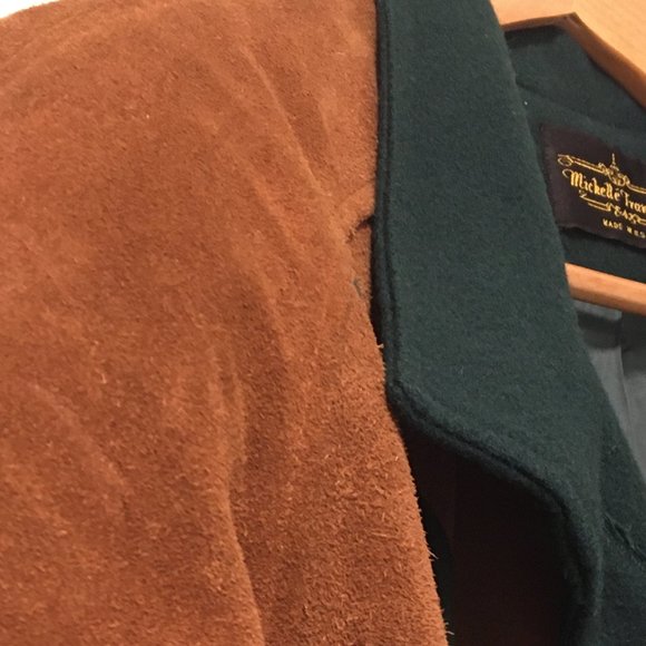 Vintage Michelle Francois Jacket w/ Leather Detail - Picture 3 of 8